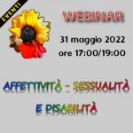 WEBINAR AFFETTIVITÀ SESSUALITÀ E DISABILITÀ