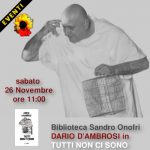 D'Onofrio tutti non ci sono evento