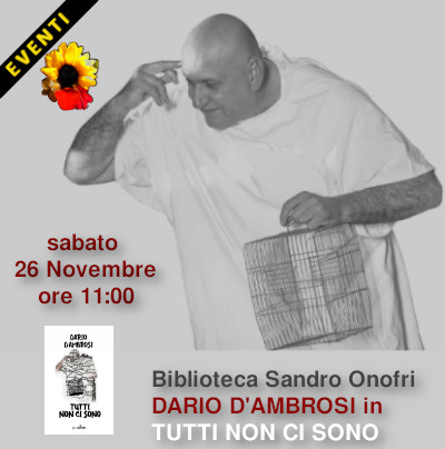 D'Onofrio tutti non ci sono evento